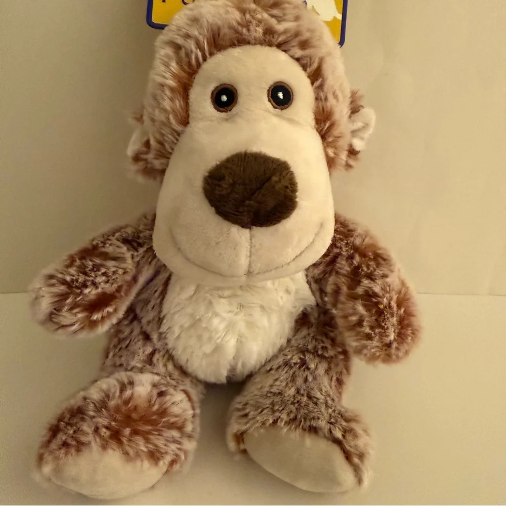Wags And Purrs Monkey Dog Toy With Squeaker - Picture 3 of 5